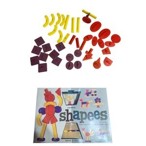 1960’s Kohner Shapes Shapees 3D Construction Toy Building Retro Made in USA